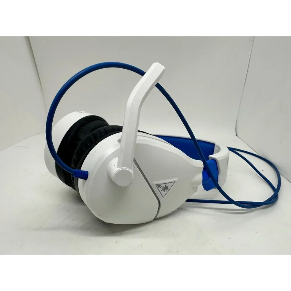 Turtle Beach Recon 70 Wired Gaming Headset 3.5mm Jack White/Blue Over-Ear Noise-